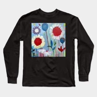 Playful Field of Flowers Nr. 3 Long Sleeve T-Shirt